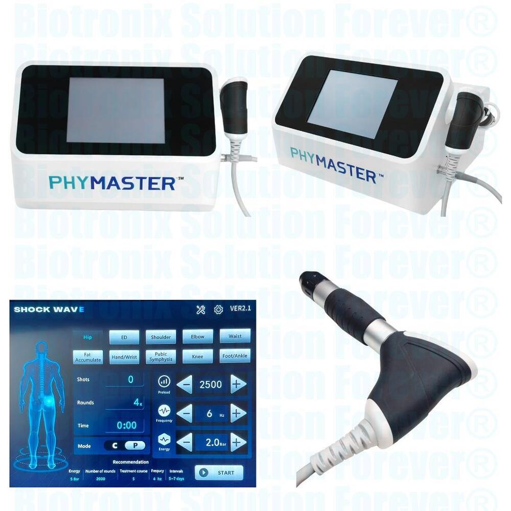 Phymaster Shockwave Pain Therapy Equipment for Rehab & Physiotherapy