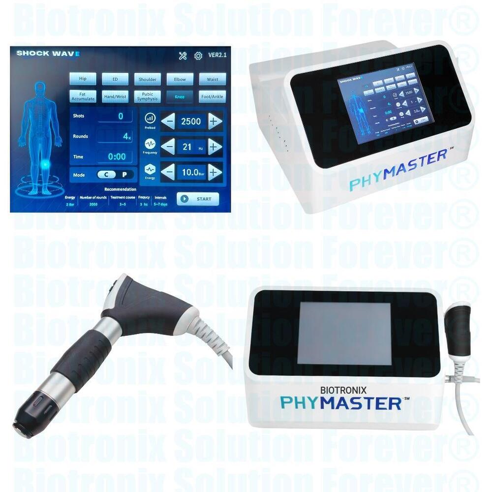 Phymaster Shockwave Pain Therapy Equipment for Rehab & Physiotherapy