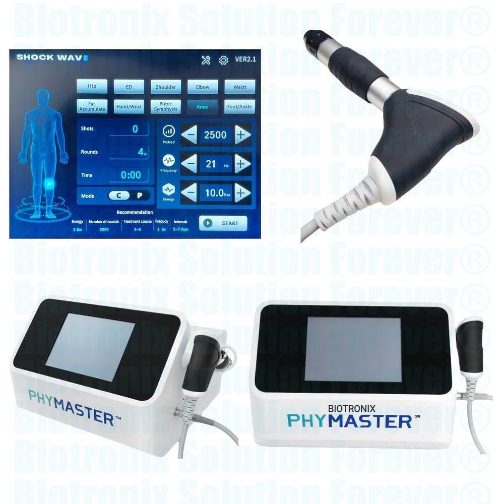 Phymaster Shockwave Physiotherapy Device for Orthopedic Pain Relief