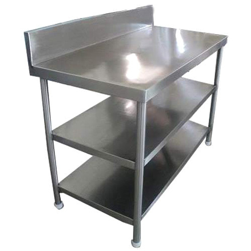 Work Table With Under Shelf