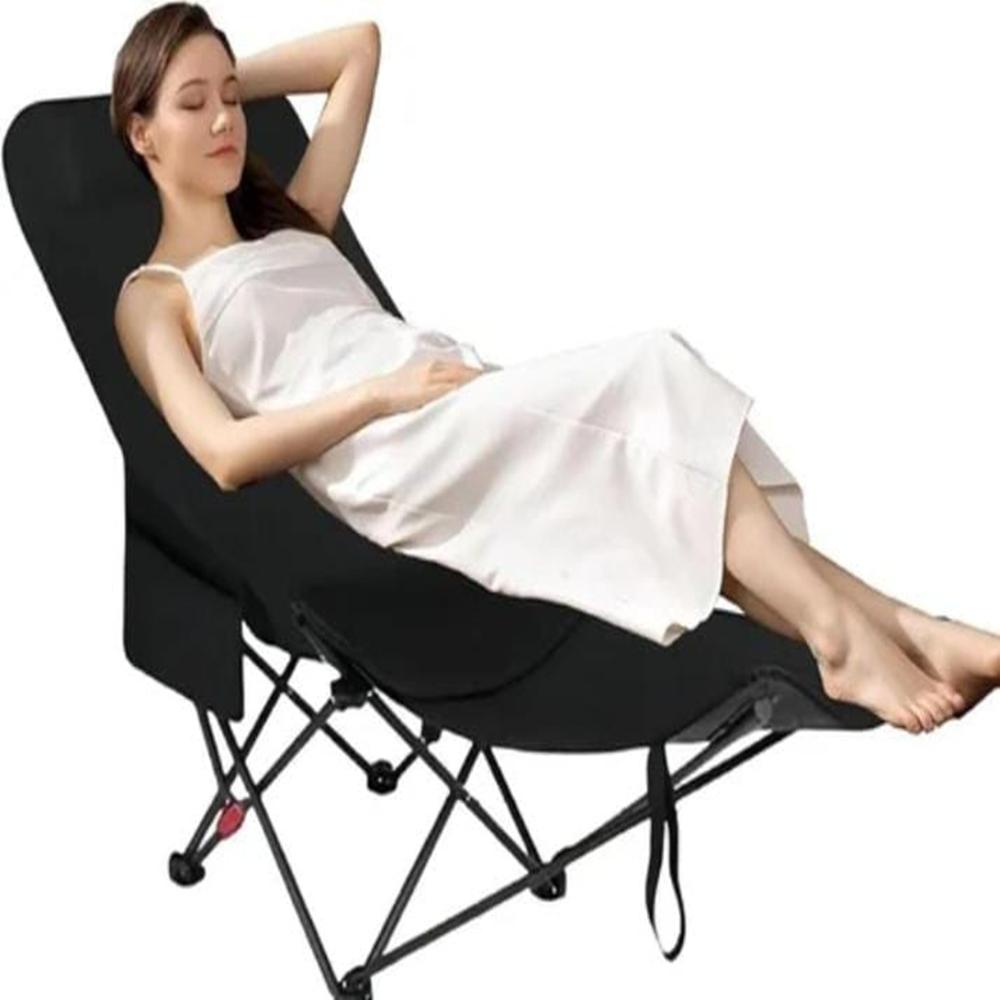 Folding Camping Chair With Footrest Reclining Camping Chair Lounge Chair Picnic Chair Fishing Seat