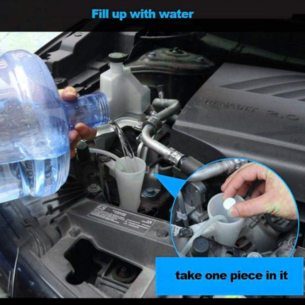 Car Windshield Washer Tablets - Capacity: 4 Ltr