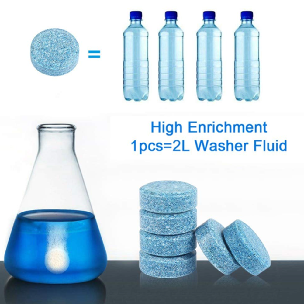 Car Windshield Washer Tablets - Capacity: 4 Ltr