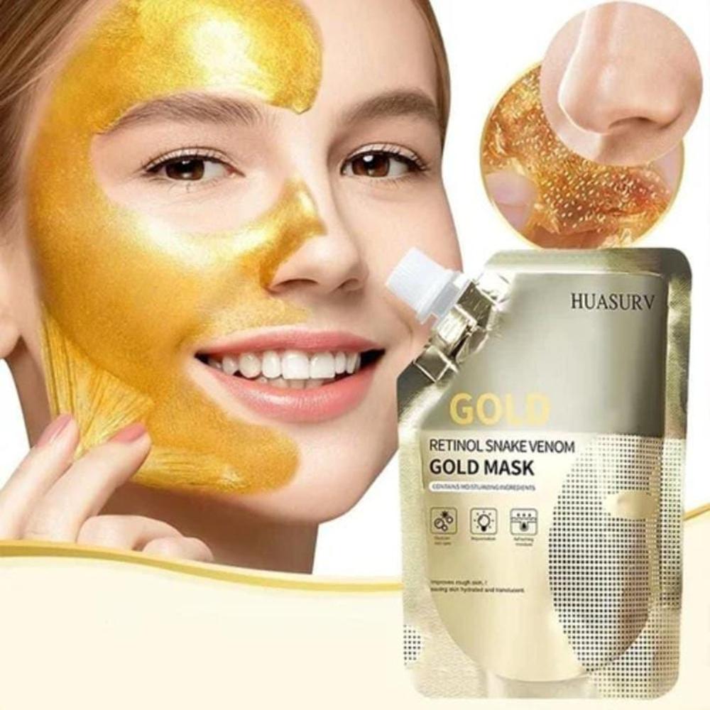 Retinol Gold Mask Retinol Snake Venom Gold Mask Peptide Gold Mask Peel Off Mask
