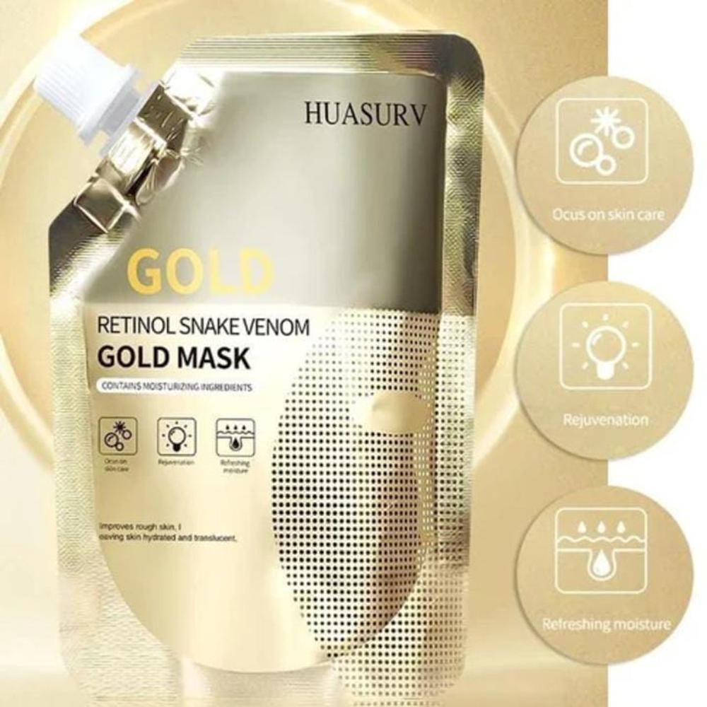 Retinol Gold Mask Retinol Snake Venom Gold Mask Peptide Gold Mask Peel Off Mask