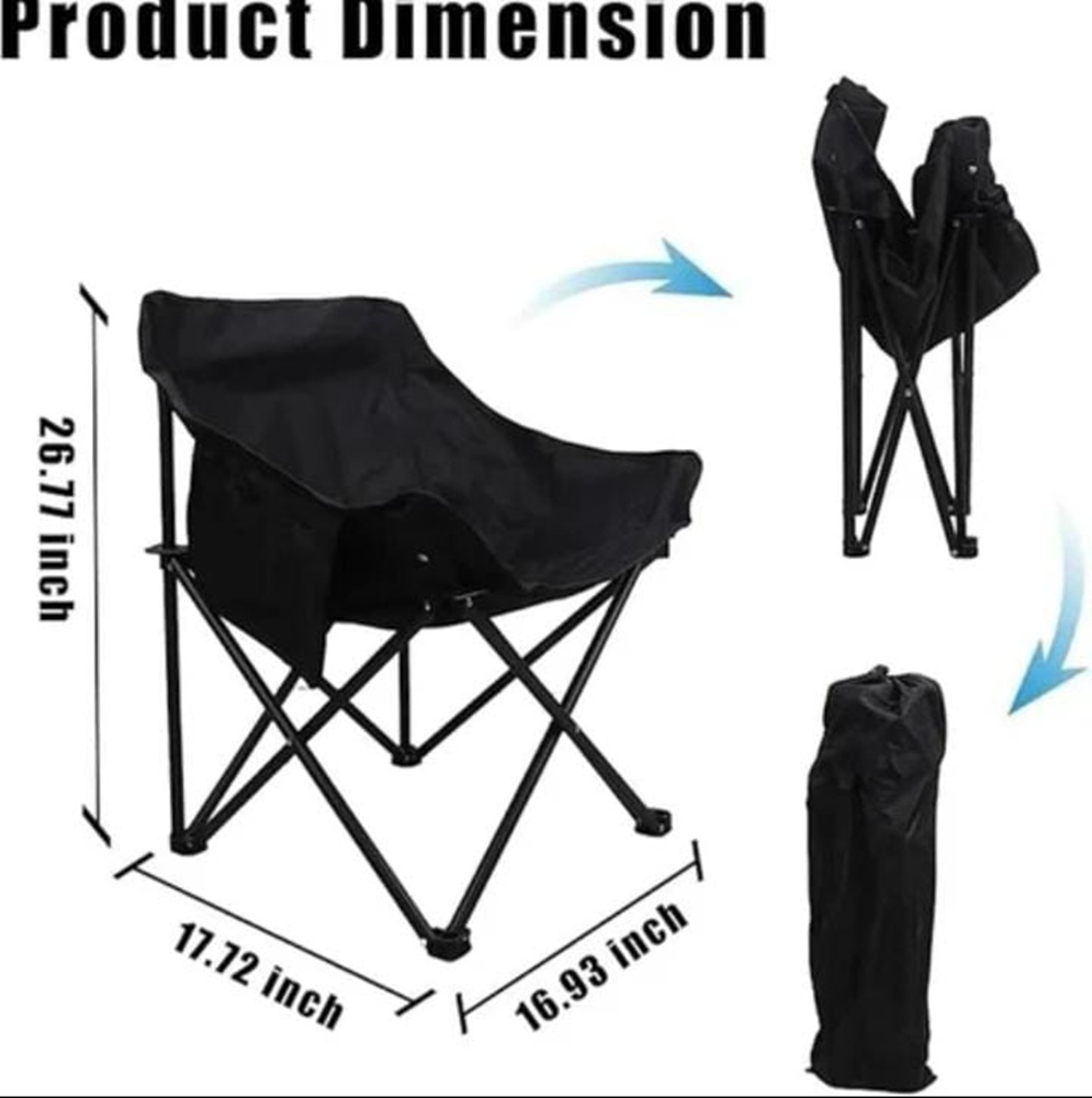 Foldable Camping Chair Big Size Folding Chair Portable Camping Chair Fast Folding Chair
