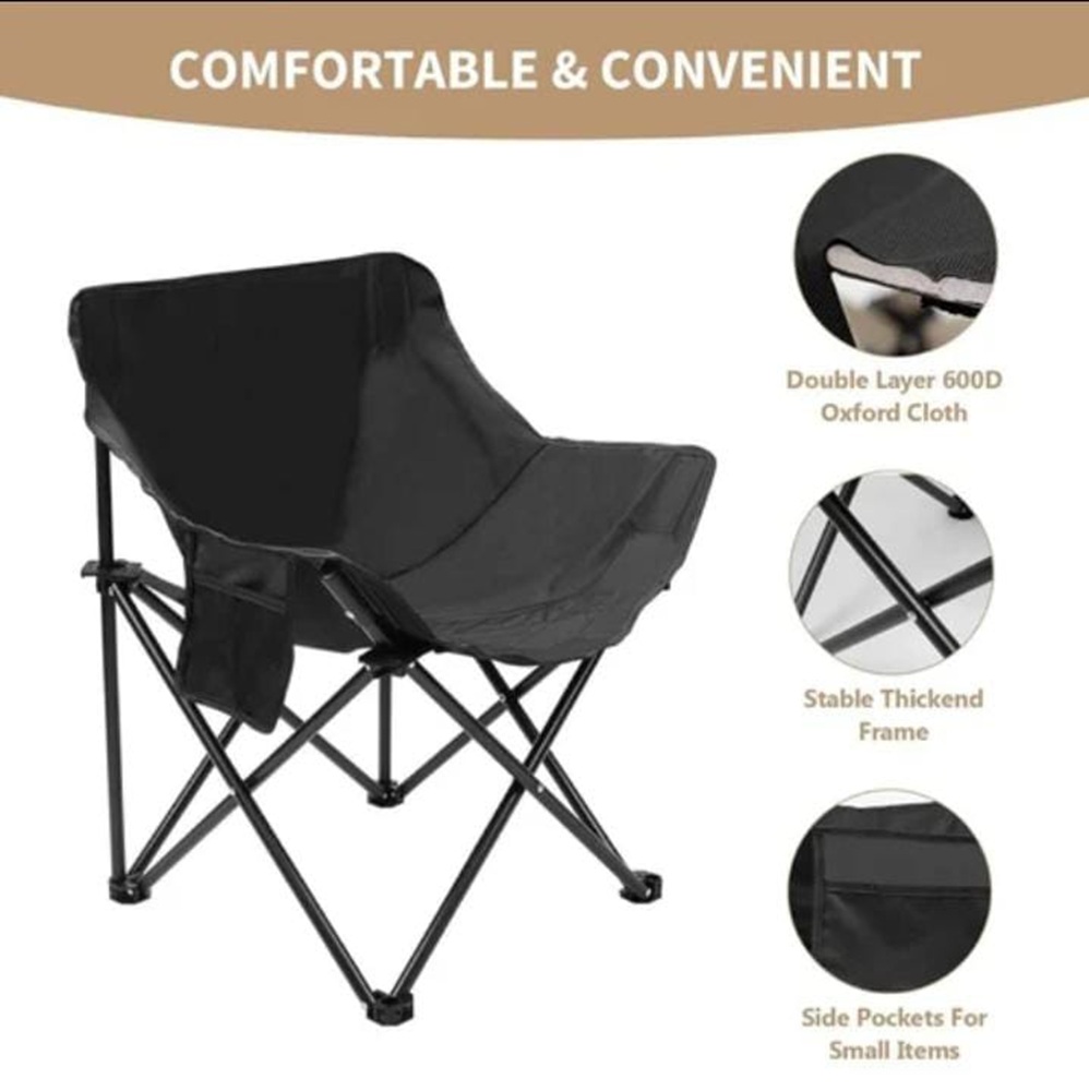 Foldable Camping Chair Big Size Folding Chair Portable Camping Chair Fast Folding Chair