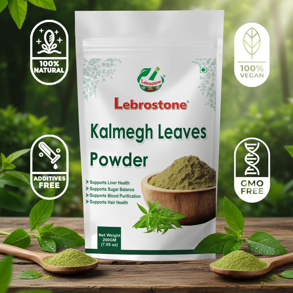 Lebrostone Natural Kalmegh Powder  Supports Digestion, Reduces Acidity & Maintains Blood Sugar(200g)