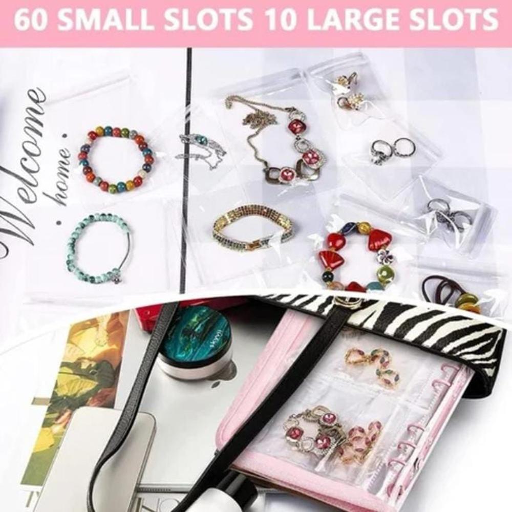 Transparent Jewelry Storage Book Anti Oxidation Jewelry Storage Organizer Bag Jewellery Storage Book