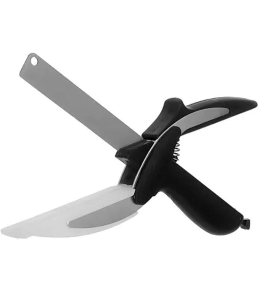 Clever Cutter 2 in 1 Food Chopper and Cutting Board Steel Smart Clever Cutter