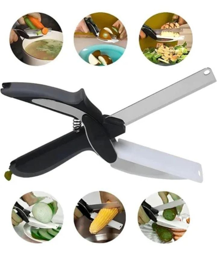 Clever Cutter 2 in 1 Food Chopper and Cutting Board Steel Smart Clever Cutter