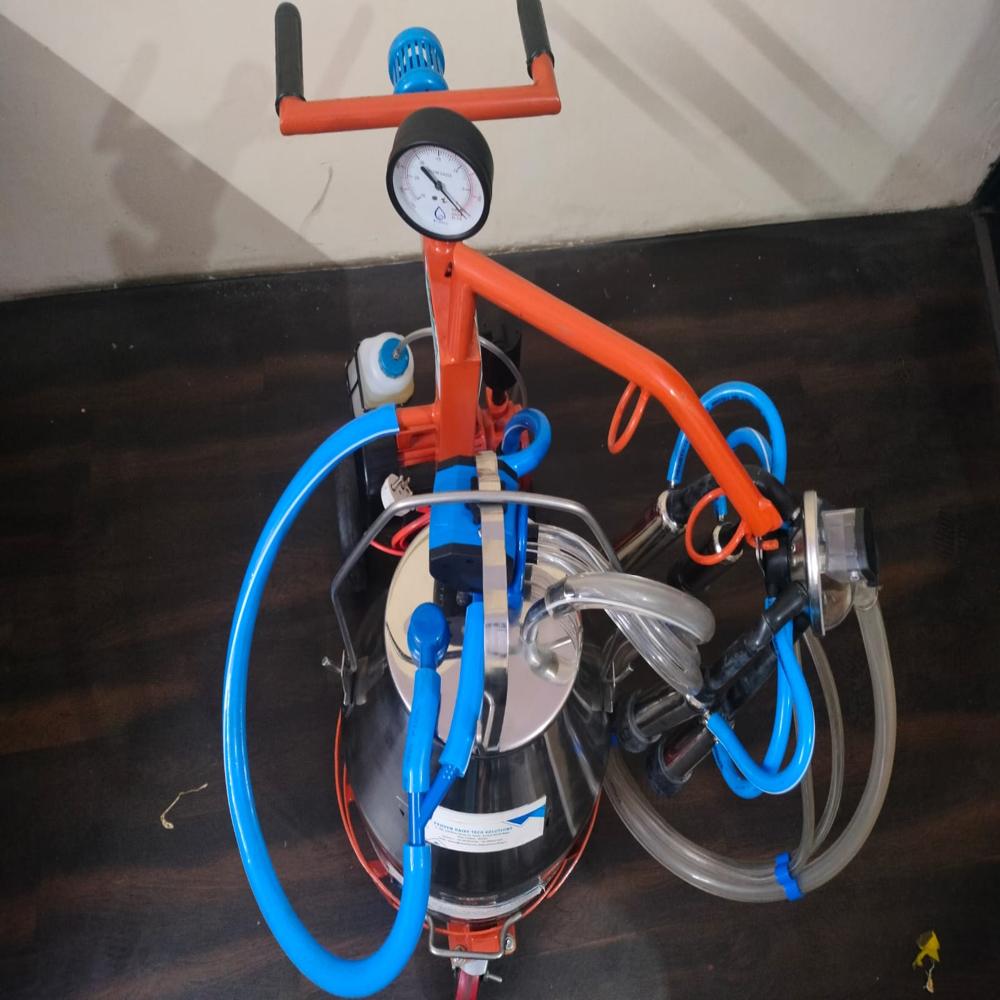 Portable Single Bucket Milking Machine