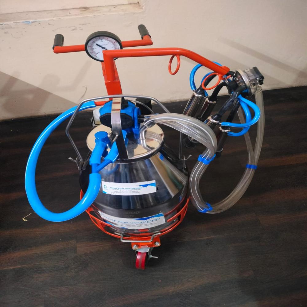 Portable Single Bucket Milking Machine