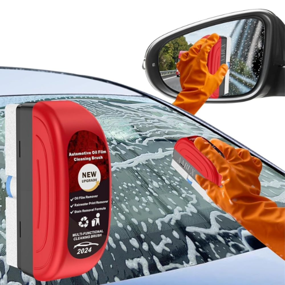 Oil film cleaning brush