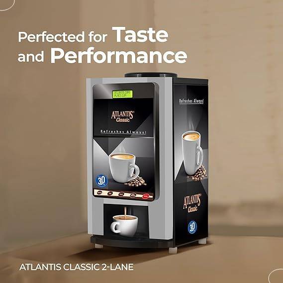 ATLANTIS Classic 2 Lane Tea Coffee Vending Machine