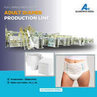 Adult Diaper Making Machine - Color: Silver