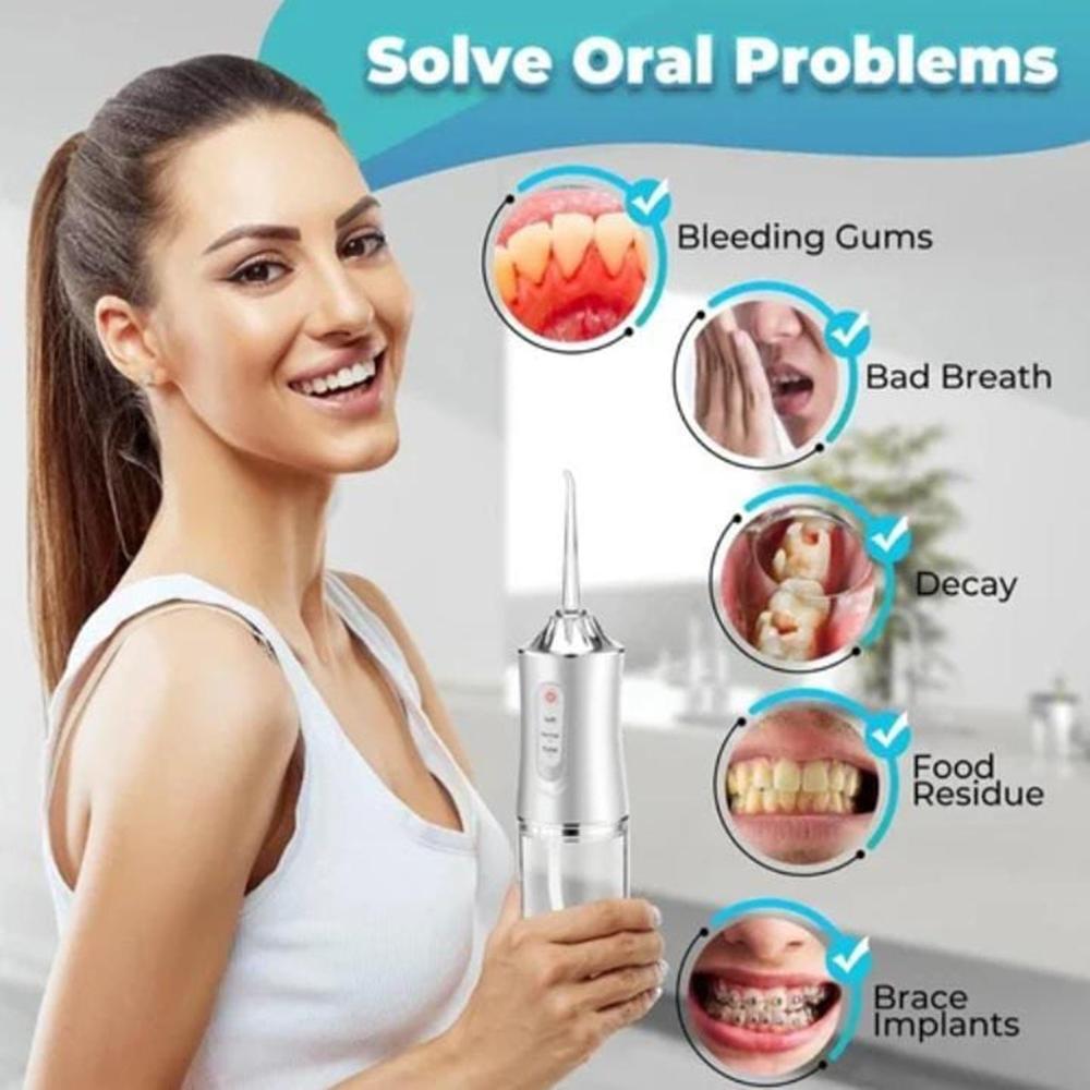 Water Dental Flosser Portable Oral Irrigator Cordless Flosser Portable Cordless Teeth Cleaner