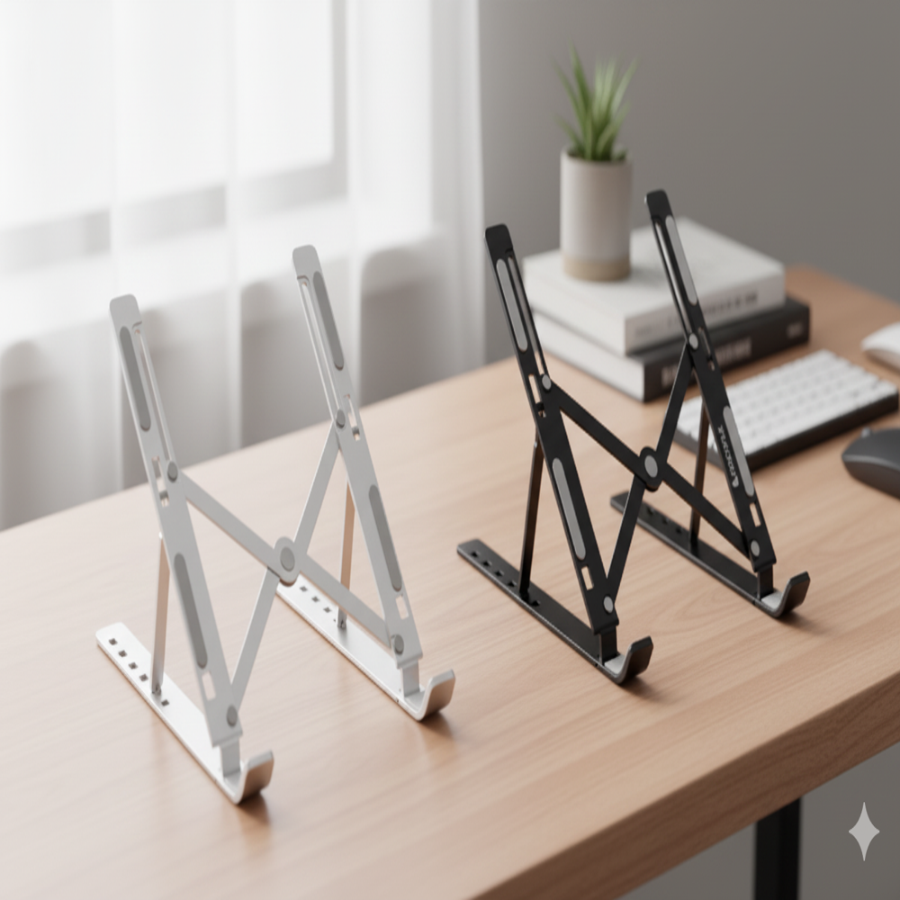 Executive Business Welcome Kit - Foldable Laptop Stand, Diary, Bottle & Pen (SS-10417)