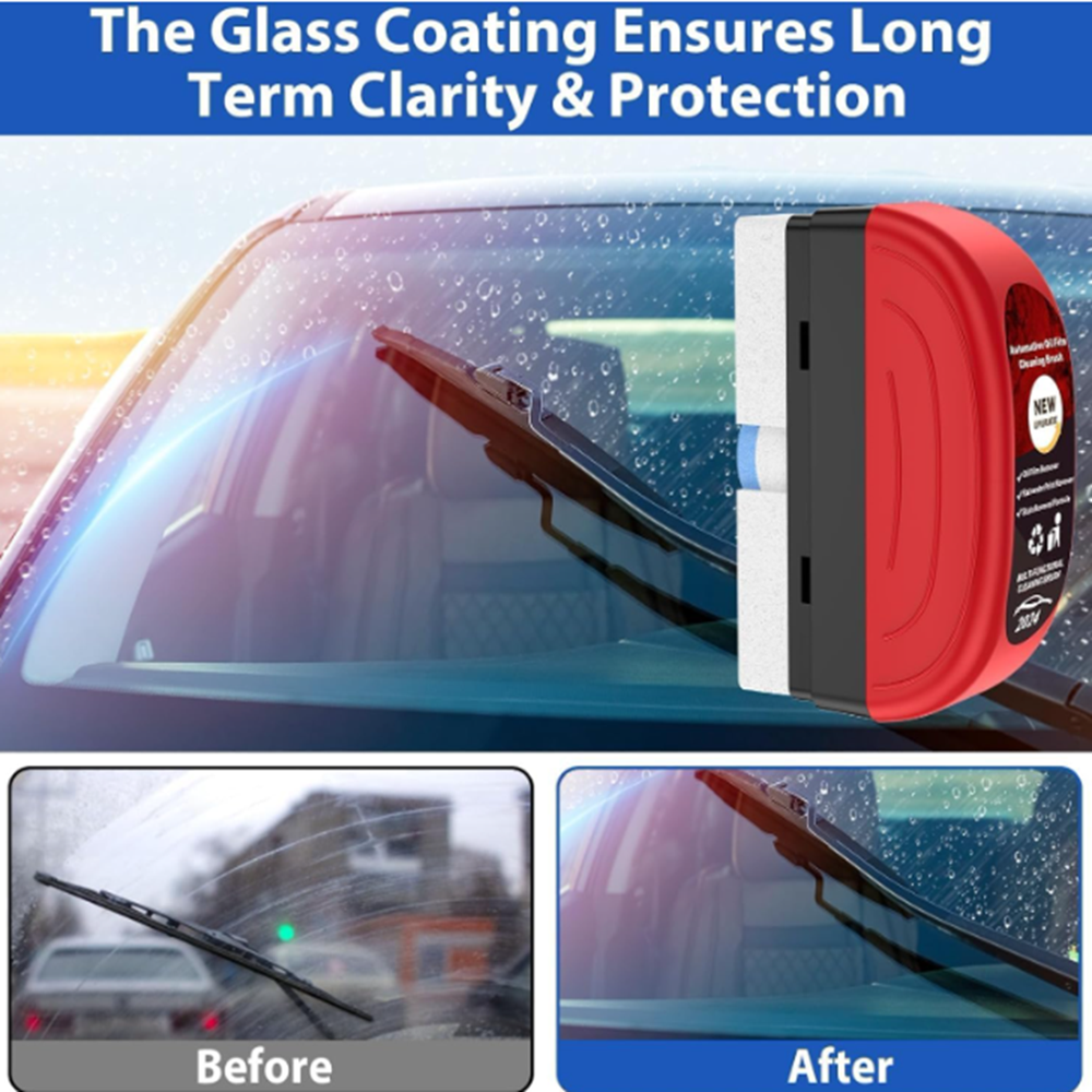 Oil film cleaning brush