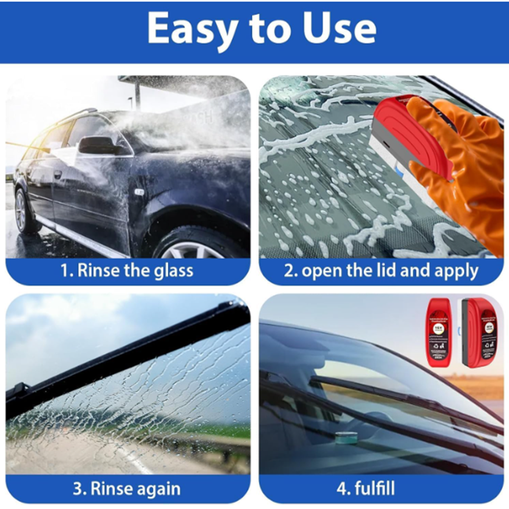 Oil film cleaning brush