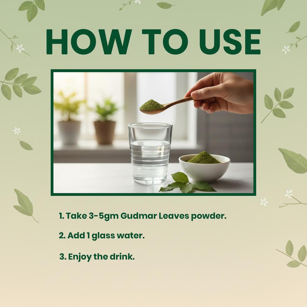 Lebrostone Gudmar Leaves Powder  Supports Healthy Blood Sugar & Sugar Metabolism|200g