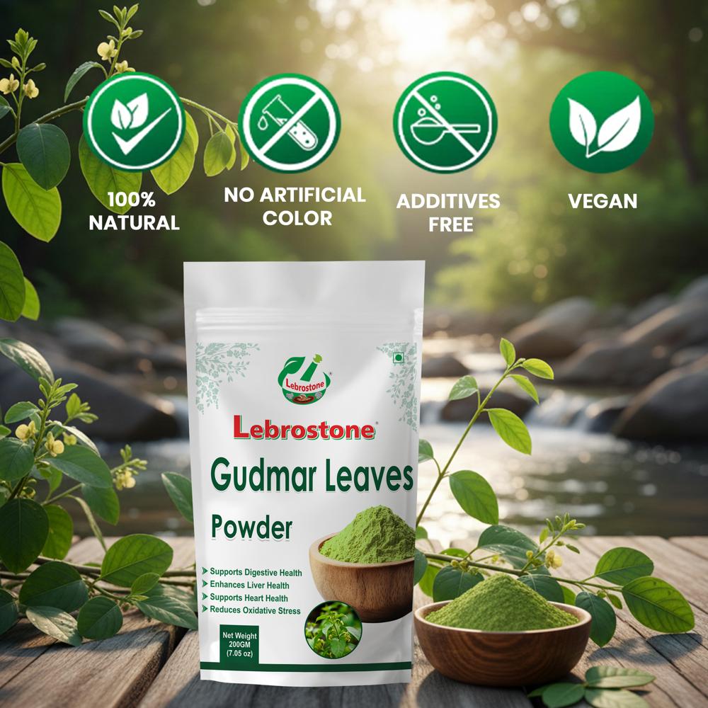 Lebrostone Gudmar Leaves Powder  Supports Healthy Blood Sugar & Sugar Metabolism|200g
