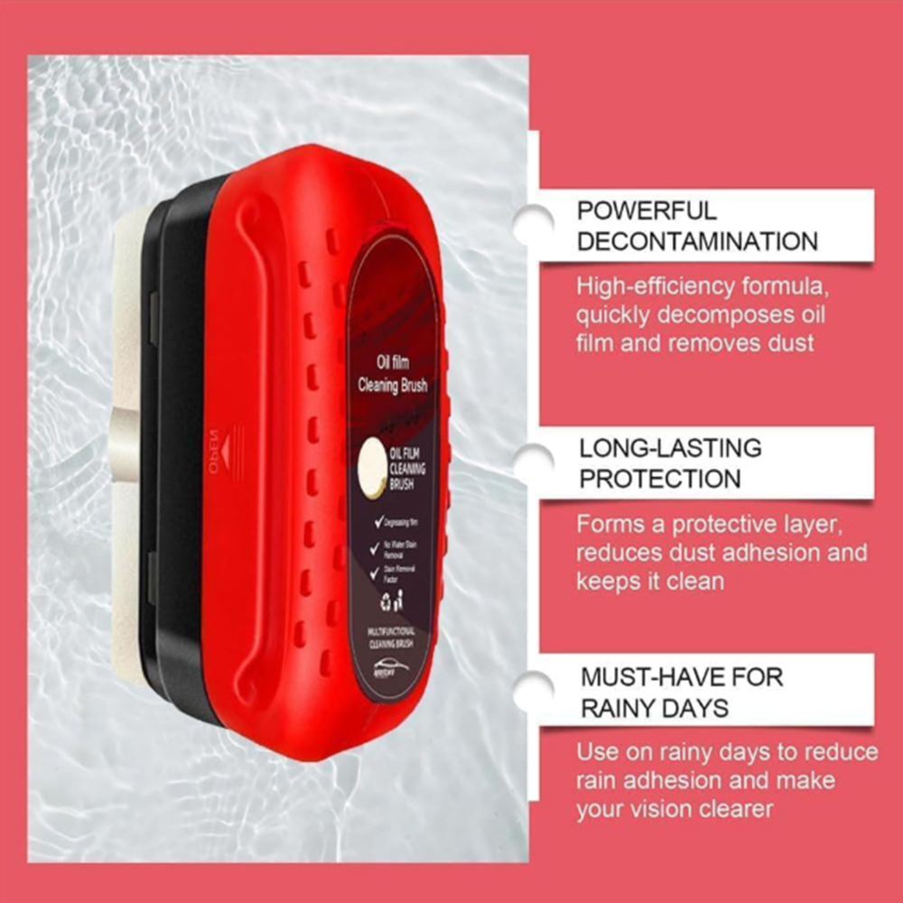 Oil film cleaning brush