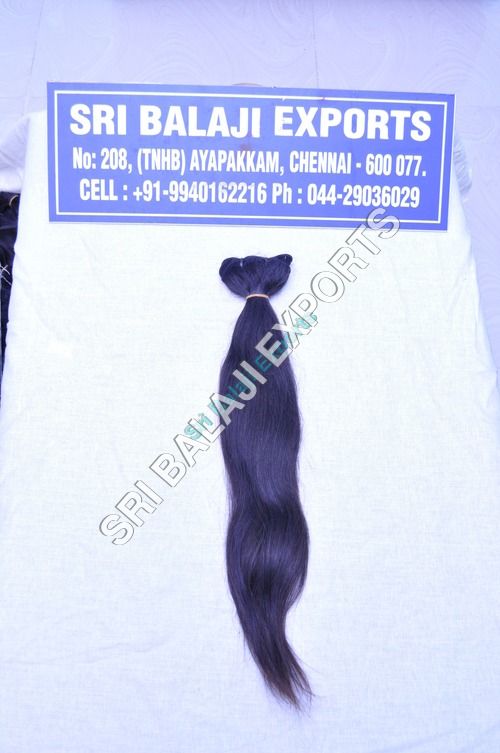 Black Natural Machine Weft Wavy Hair