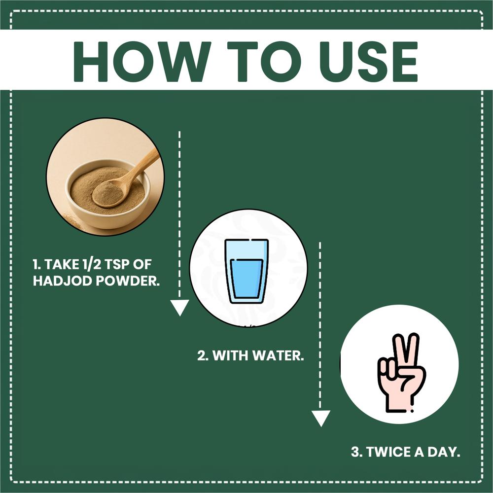 Lebrostone Hadjod Lakdi Powder  Supports Bone & Joint Health and Metabolism|200g