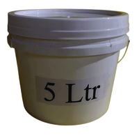 5 Ltr Plastic Container - Color: White