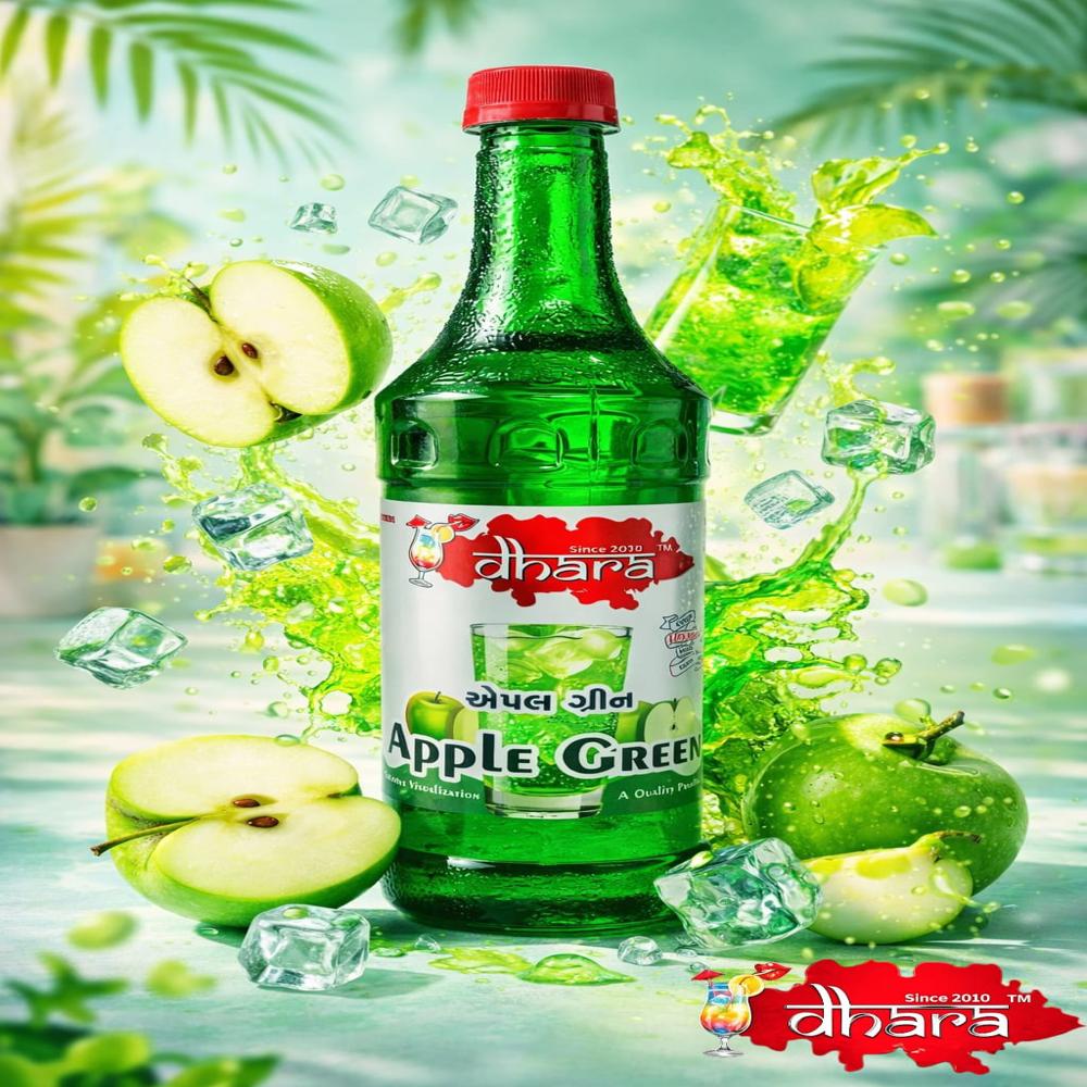 Green Apple Flavoured Syrup