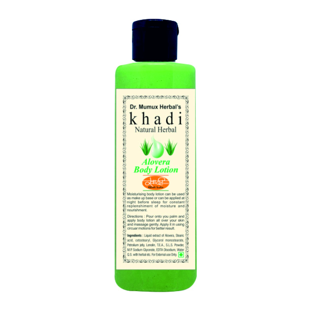 Khadi Natural Herbal Body Lotion Alovera