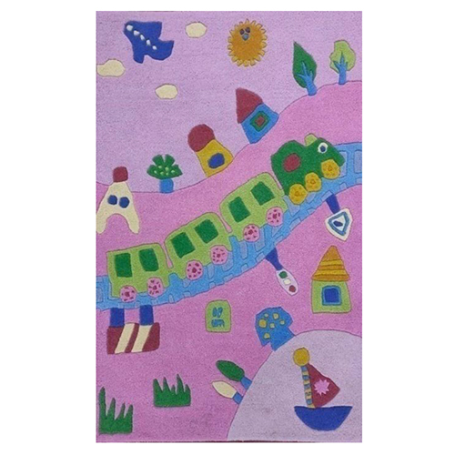 Kids Wool Yarn Hand Tufted Carpet