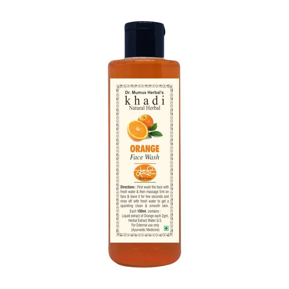 Khadi Natural Herbal Face Wash Orange
