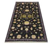Fancy Hand Knotted Recycled Sari Silk Carpet - 100% Recycled Silk, Rectangle, Multicolor | Handcrafted, Eco-friendly, Hypoallergenic, Fade Resistant