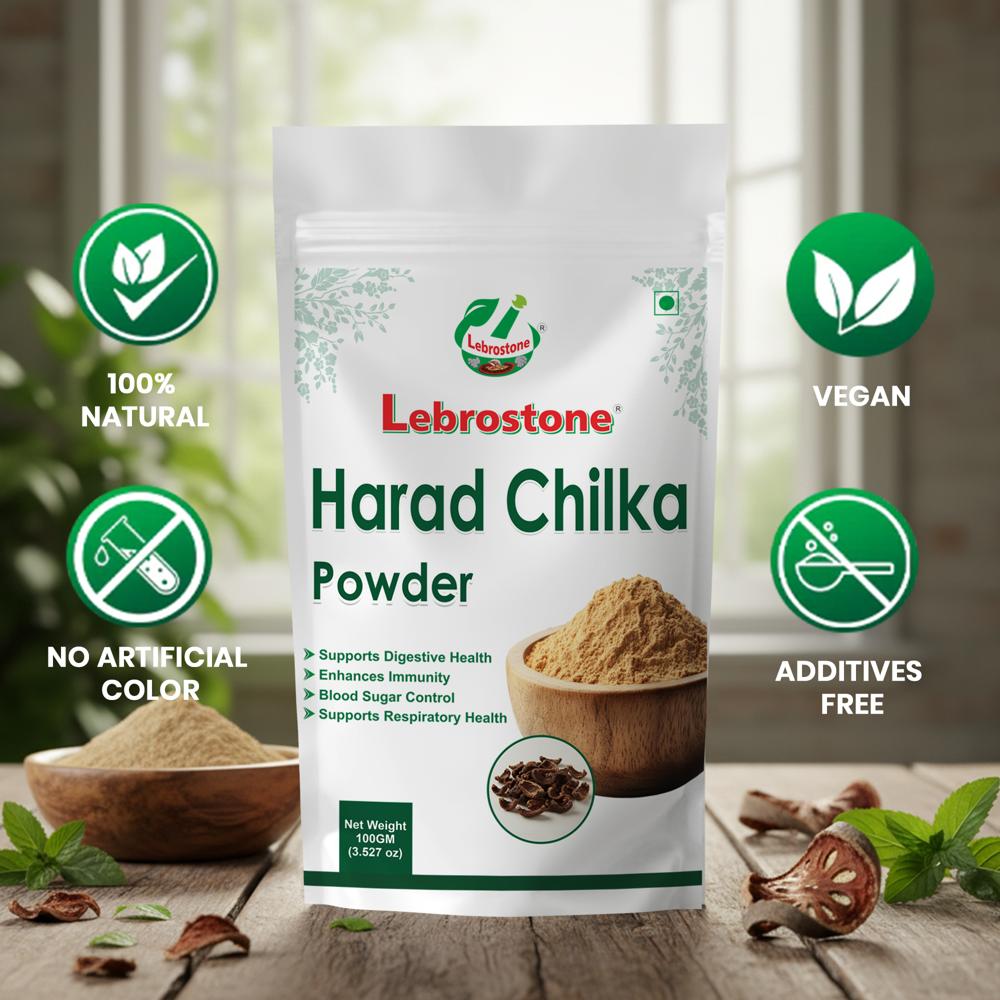 Lebrostone Harad Chilka Herbal Powder for Digestion, Weight Management & Immunity|100g