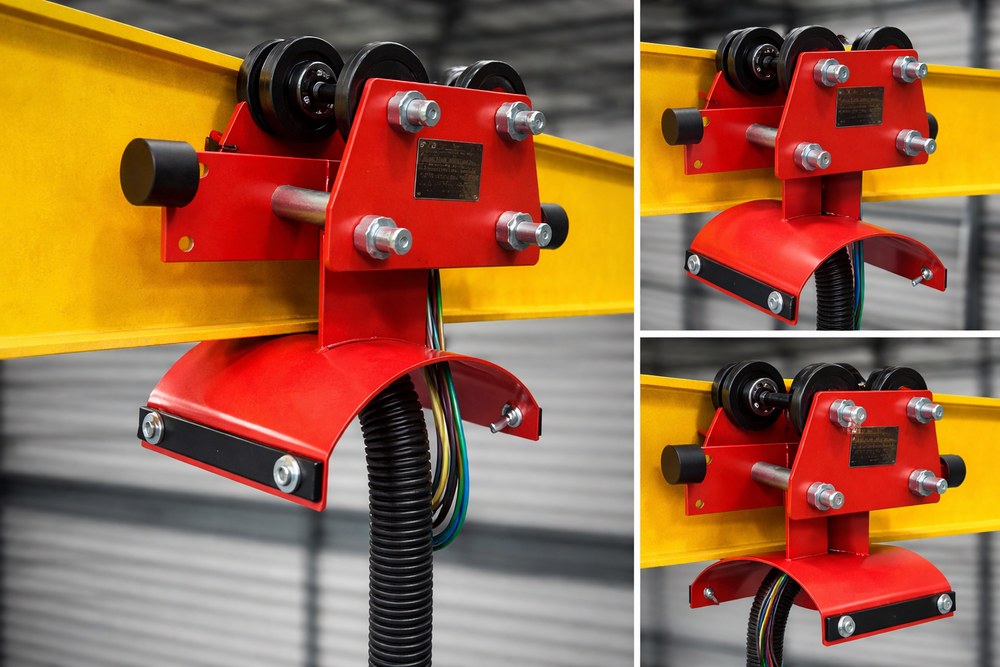 Crane Cable Trolley - Color: Red
