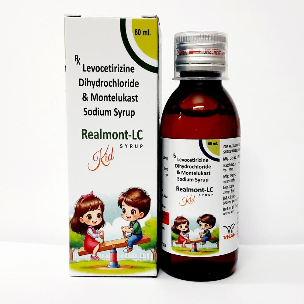 Realmont -Lc Kid - Ingredients: Prescribed In Children To Treat Symptoms Of Allergy Such As Runny Nose