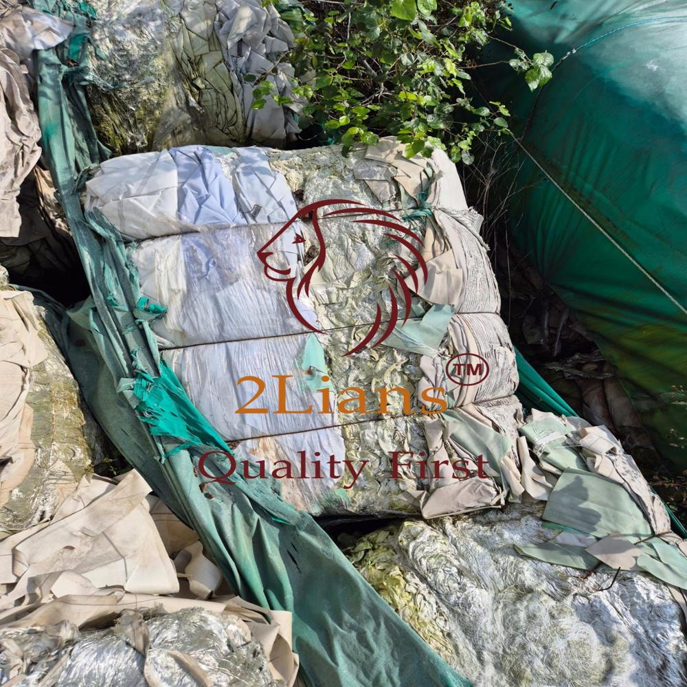 Mixed PA & PET Airbags Scrap Fabric + Yarn Scrap