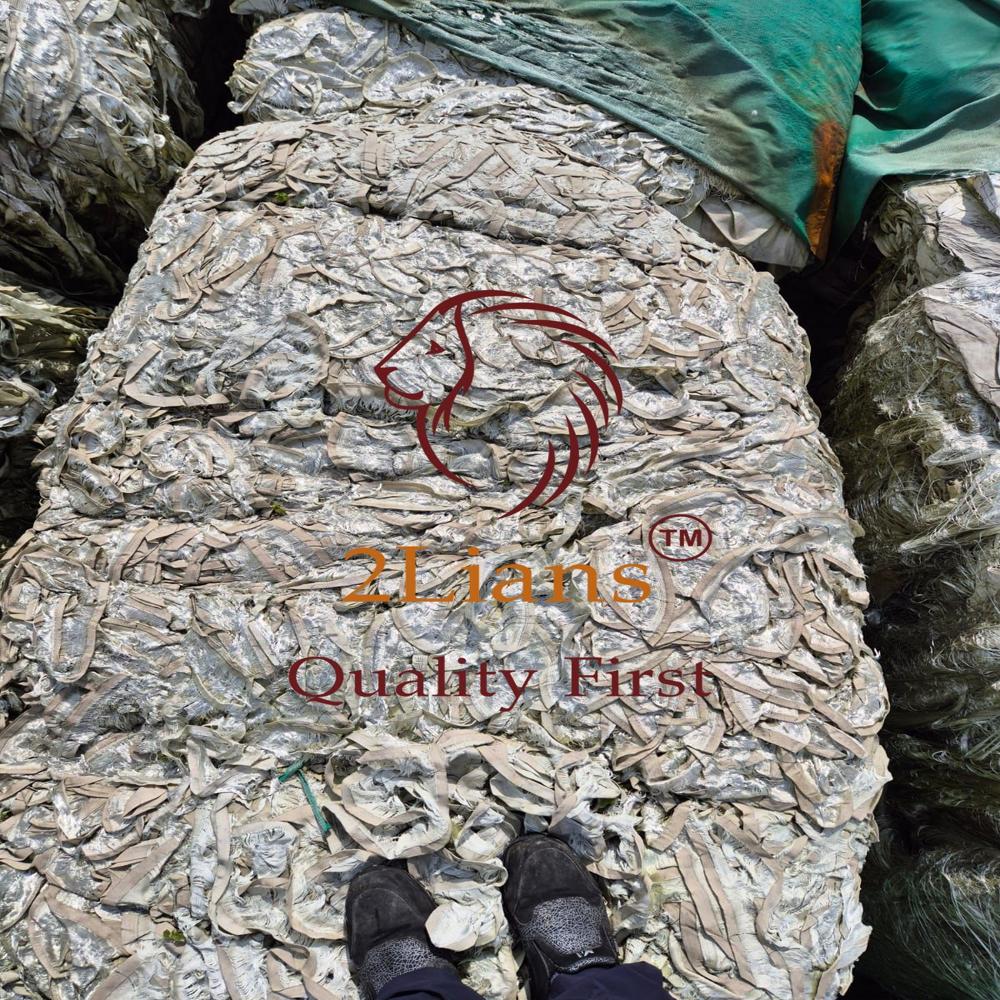 Mixed PA & PET Airbags Scrap Fabric + Yarn Scrap