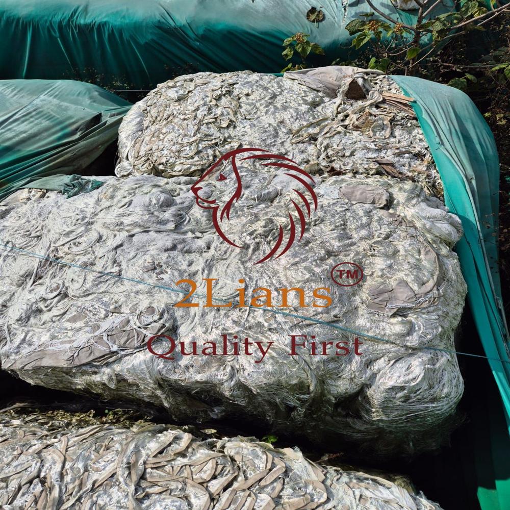 Mixed PA & PET Airbags Scrap Fabric + Yarn Scrap