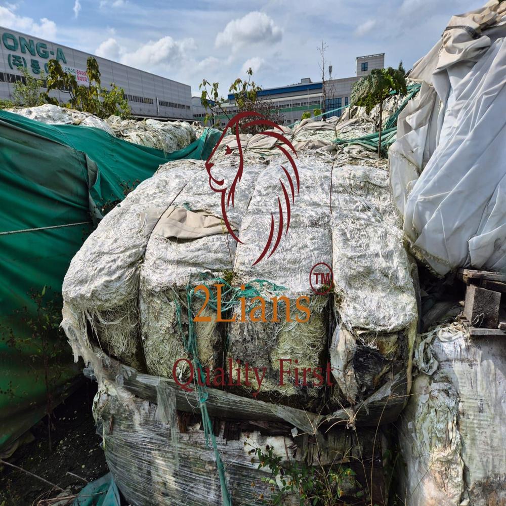 Mixed PA & PET Airbags Scrap Fabric + Yarn Scrap