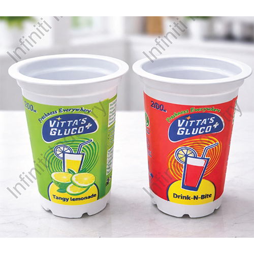 76 Dia 200ml Printed Gluco-Juice Glass