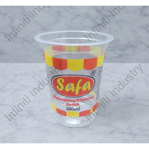 80 Dia 200ml Printed Juice Glass