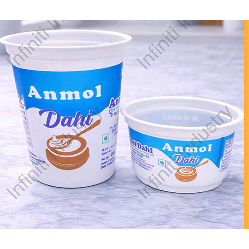 95Dia 400gm and 200gm Printed Dahi Cup