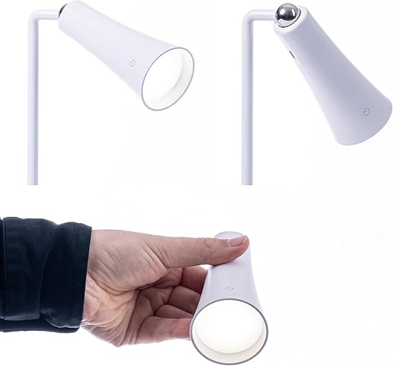Multi-Functional 3-in-1 LED Lamp: Magnetic Wall Light, Clip-On Lamp & Desk Stand Base Combo
