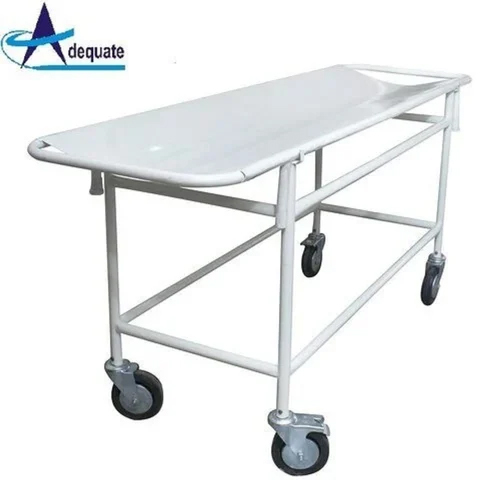 Stretcher With Wheels - Color: White