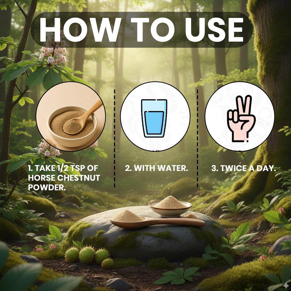 Lebrostone Horse Chestnut Powder  Supports Circulation & Reduces Swelling| 200g