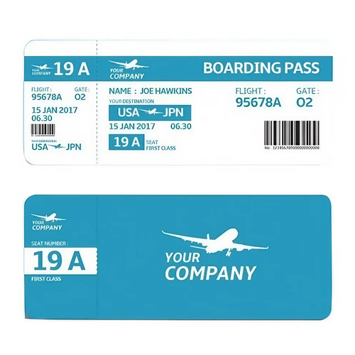 Airline Label Sticker