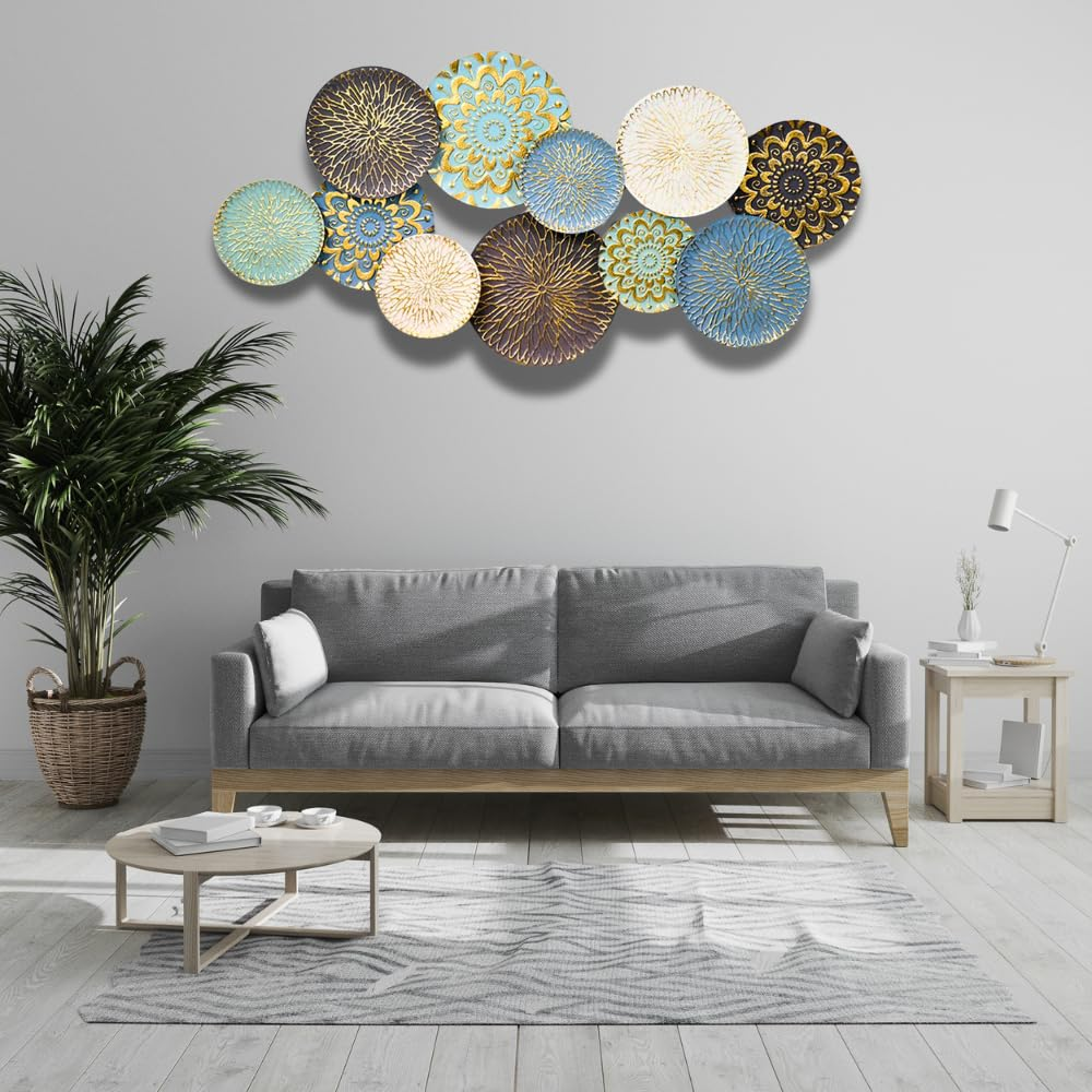 Luxury Mandala Medallion Metal Wall Art